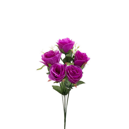 Valentine's Rose Bouquet Purple 36cm