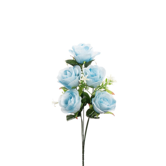 Valentine's Rose Bouquet Blue 36cm