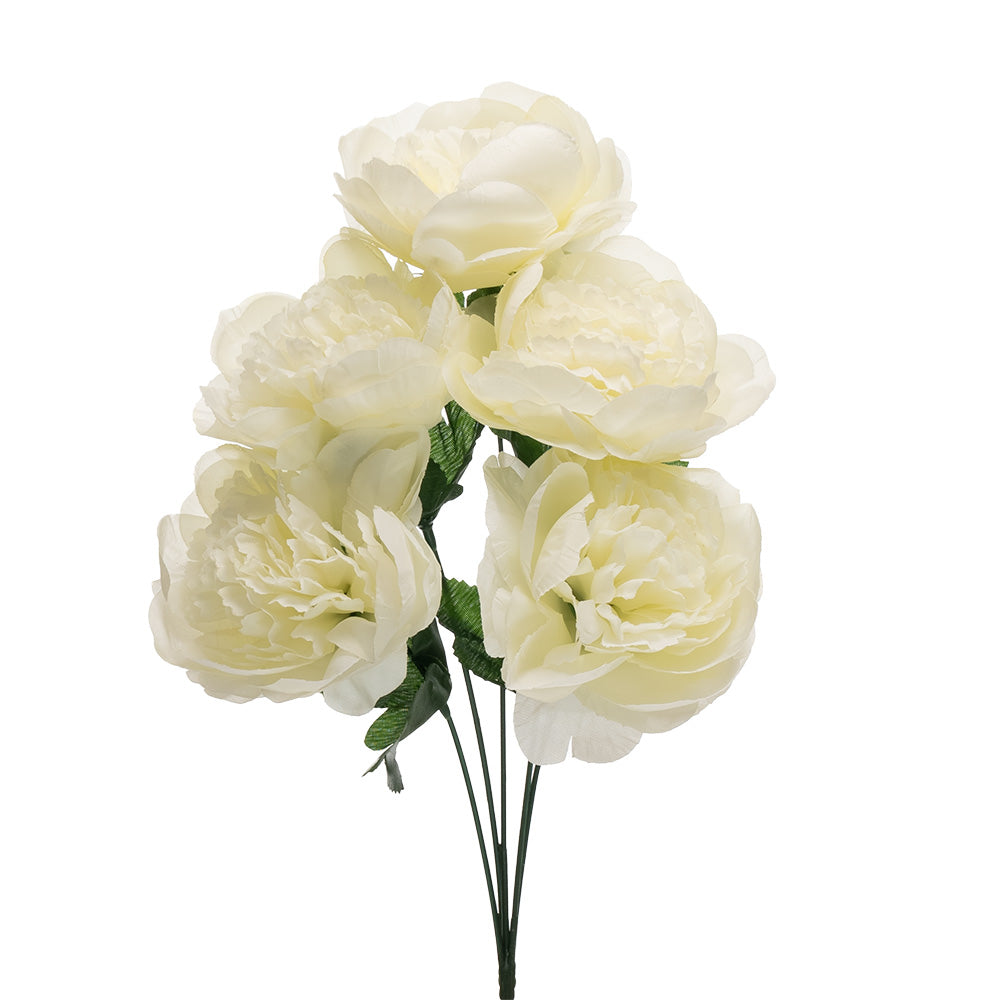 Peony Bunch Cream 37cm