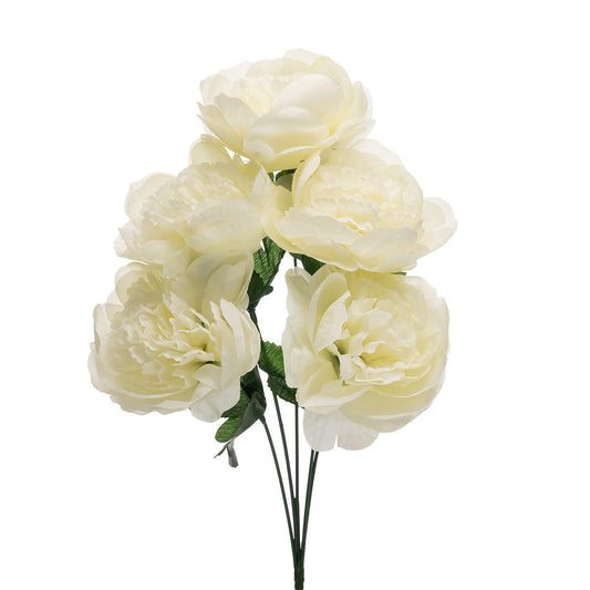 Peony Bunch Cream 37cm