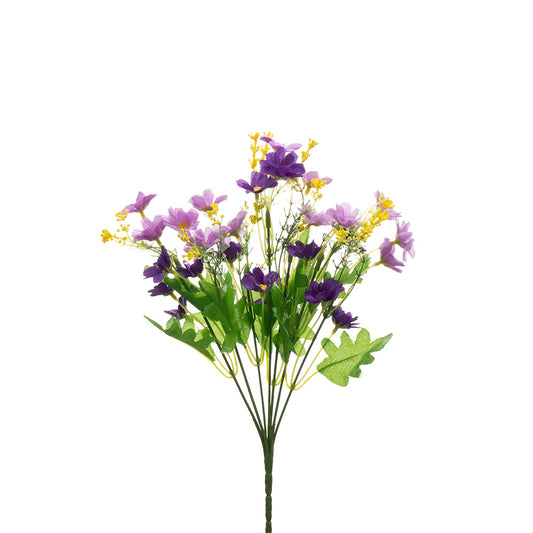 Mini Daisy Bunch Purple 30cm