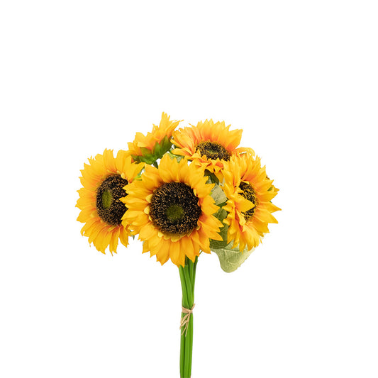 Sunflower Bouquet Yellow 39cm