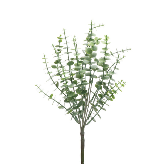 Eucalyptus Bush Green & White 38cm