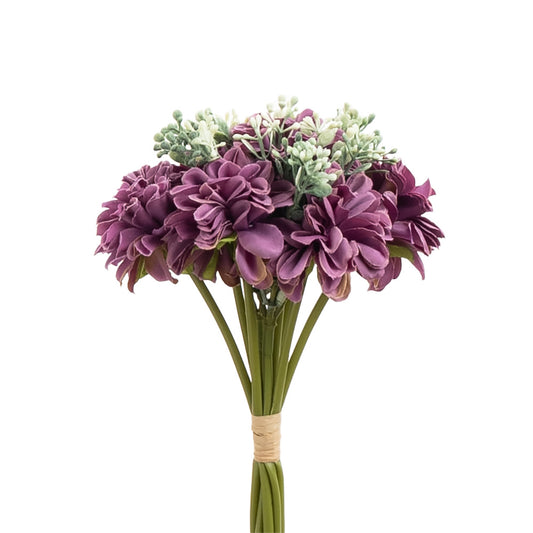 Pompom Bouquet Purple 24cm