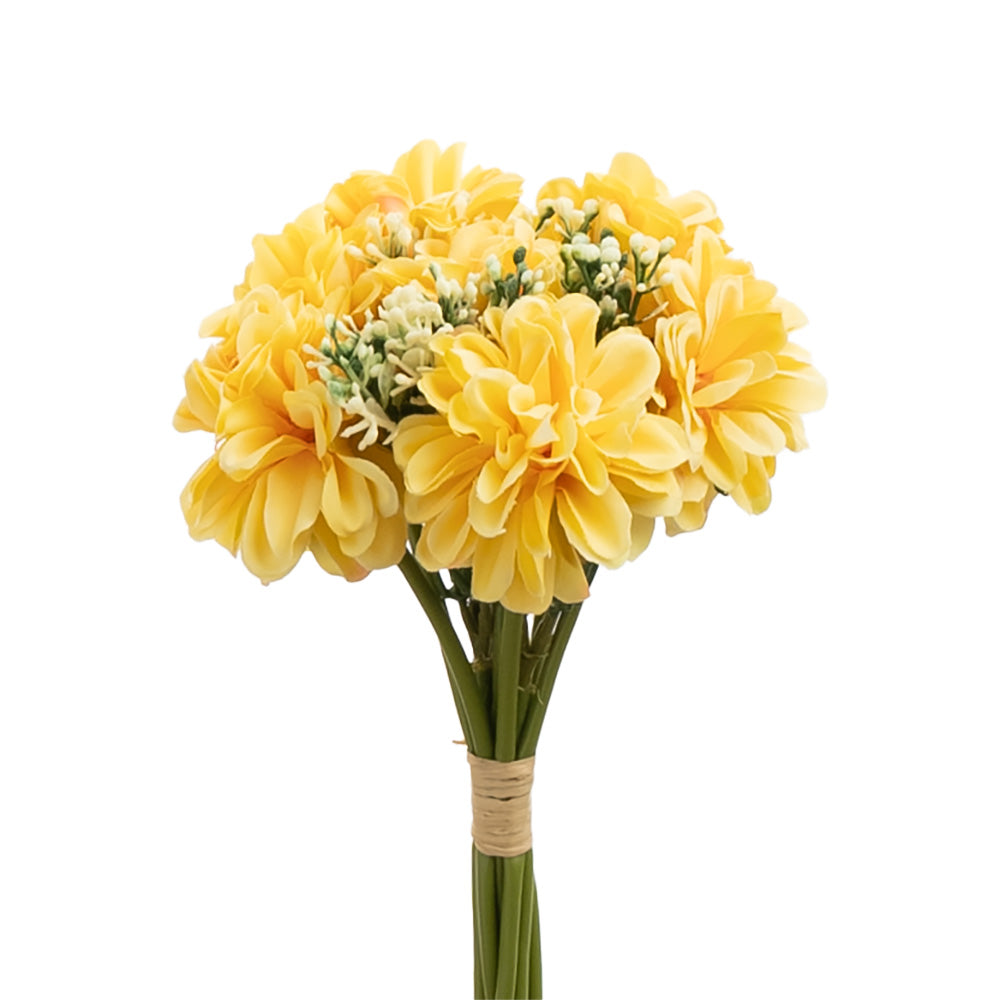 Pompom Bouquet Yellow 24cm