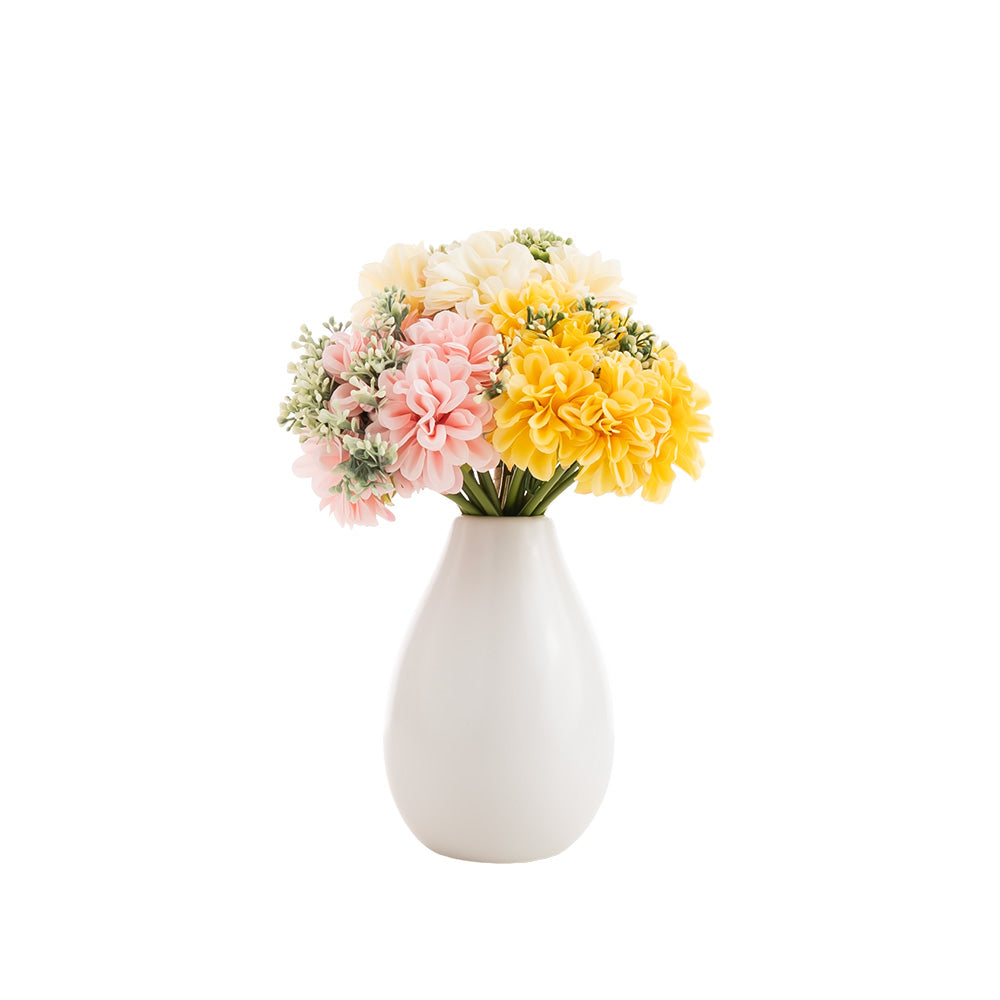 Pompom Bouquet Yellow 24cm