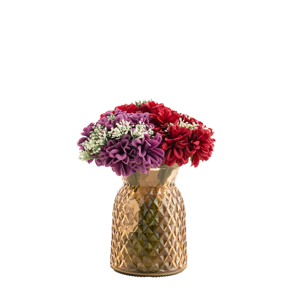 Pompom Bouquet Purple 24cm