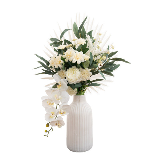 Serene Whites Floral Display