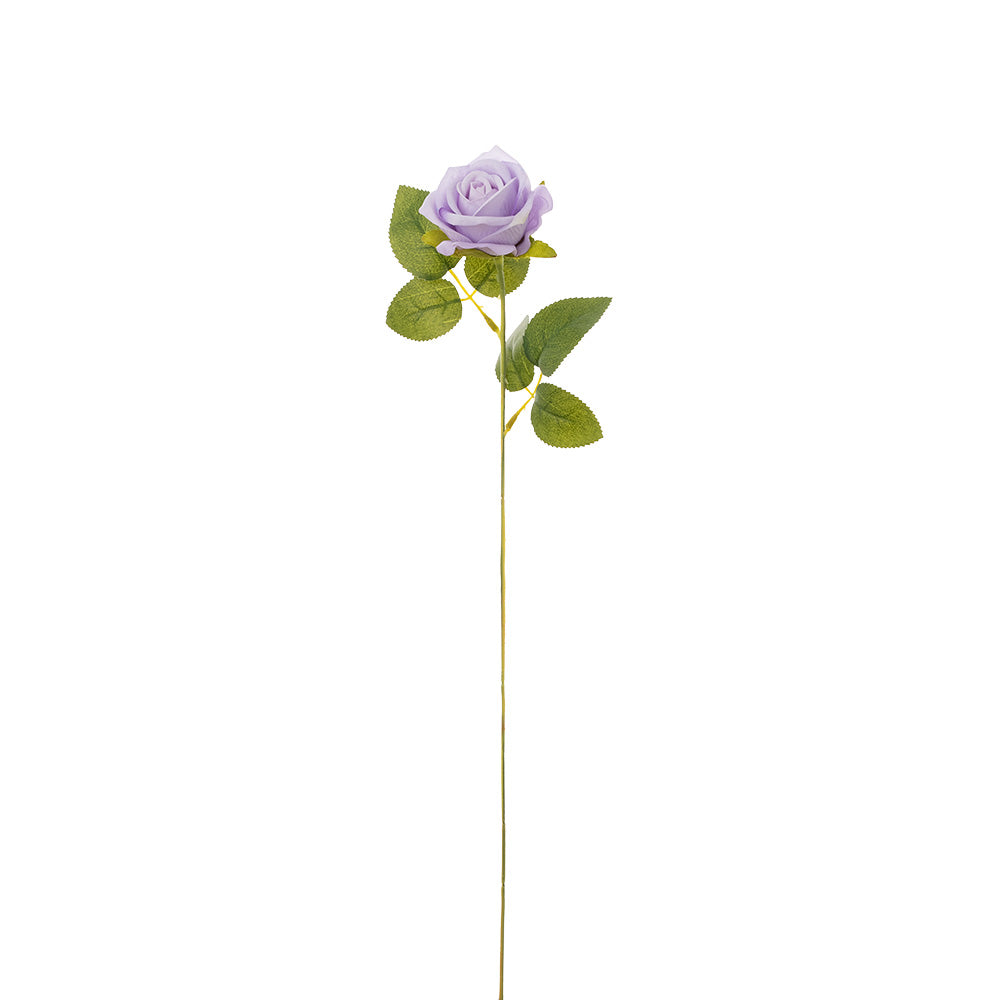 Mini Velvet Rose Stem Purple 51cm