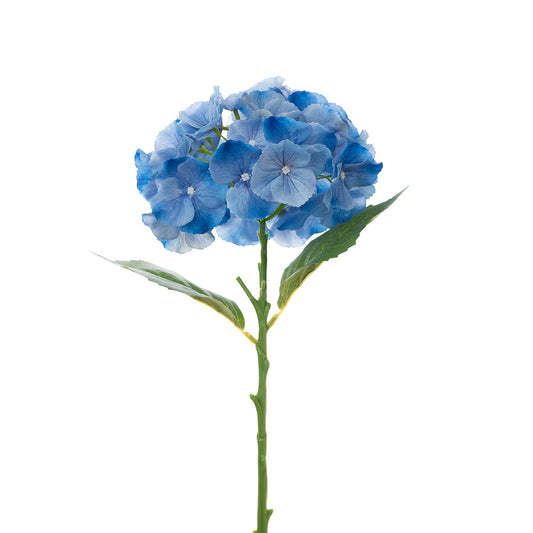 Real Touch Hydrangea Stem Blue 49cm