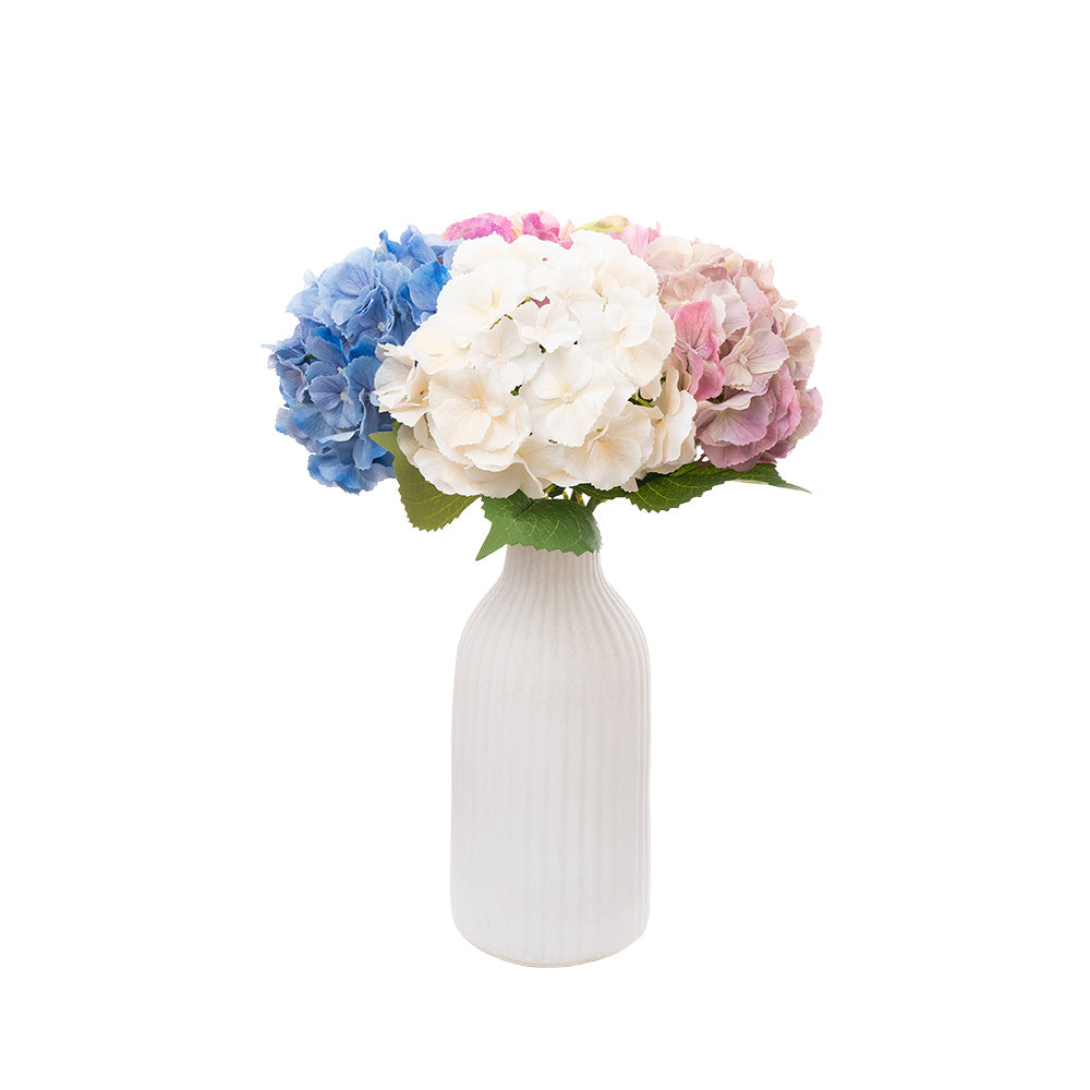 Real Touch Hydrangea Stem Cream 49cm