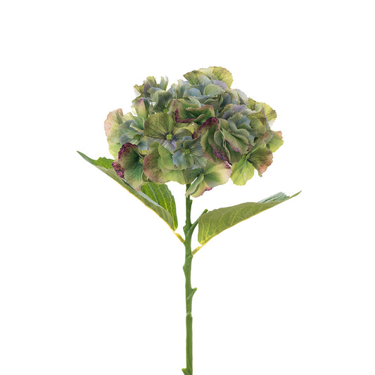 Real Touch Hydrangea Stem Green 49cm