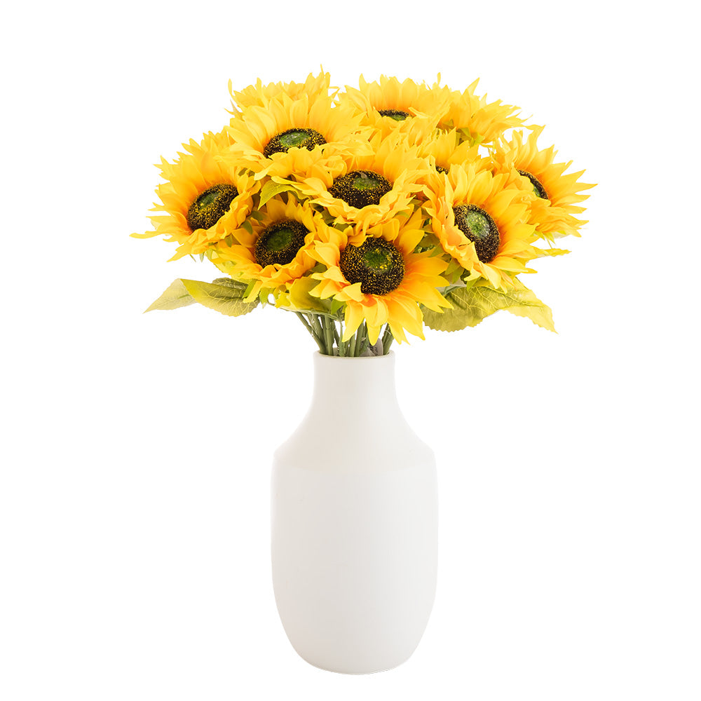 Sunflower Bunch 7 Heads Yellow 51CM